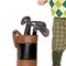 Toddler Golfer Costume White Shirt Plaid Pants Beret and Golf Set